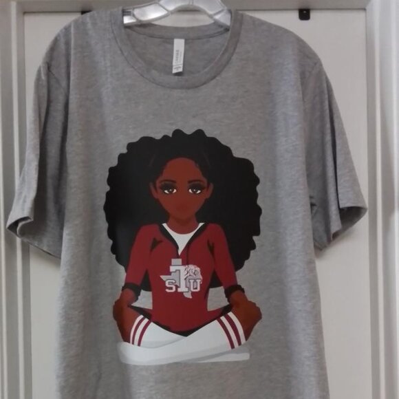 TSU Graphic Print T-Shirt Gray - Picture 1 of 2